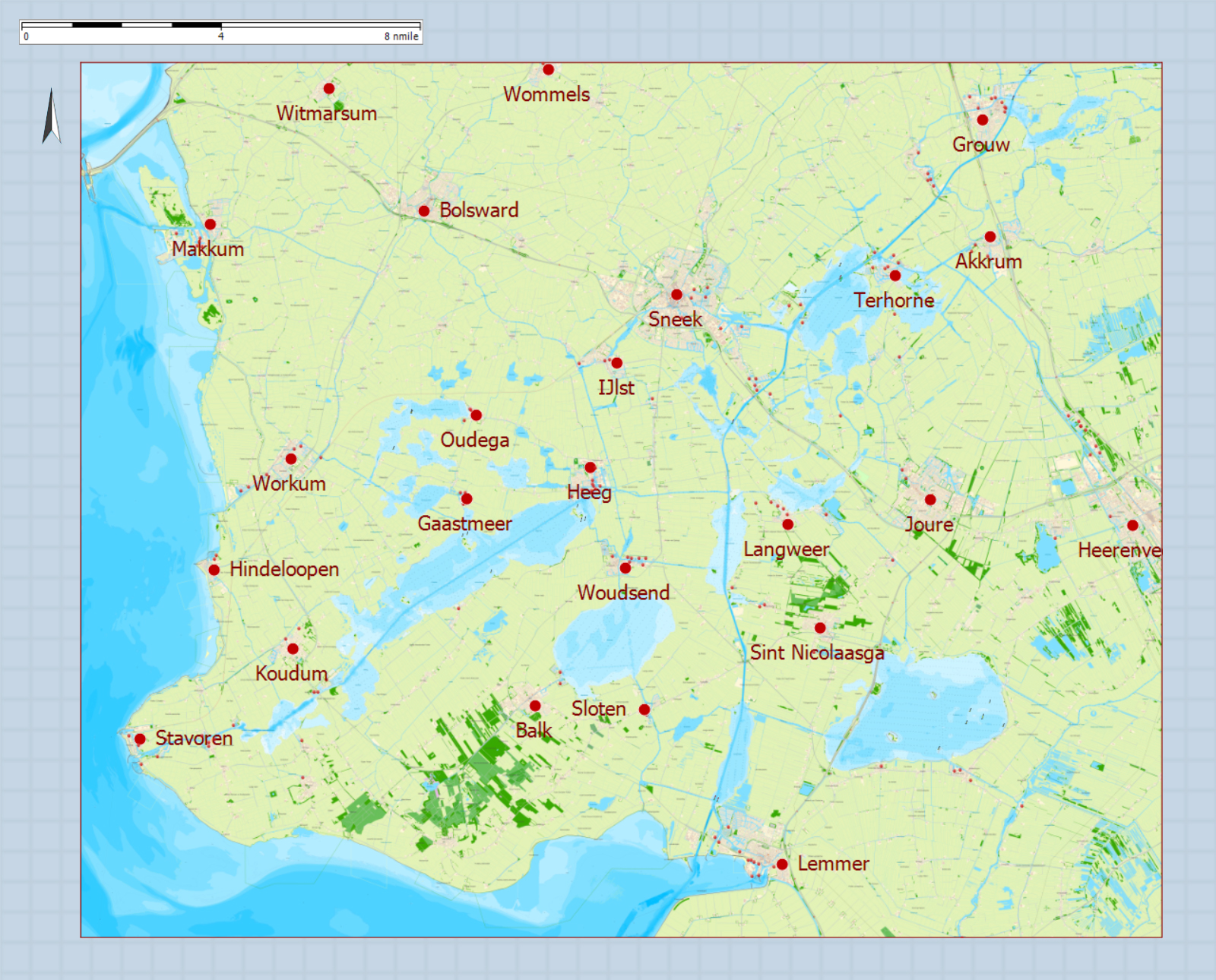 karte friesland wasserwege Dkw Friese Seen Navigation Auf Ihre Laptop Tablet Smartphone Oder Bord Pc Windows Android karte friesland wasserwege